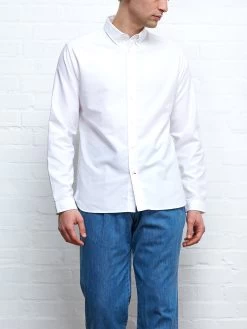Brook Shirt Brecon White -Oliver Spencer Store BROOKSHIRTBRECONWHITE3copy