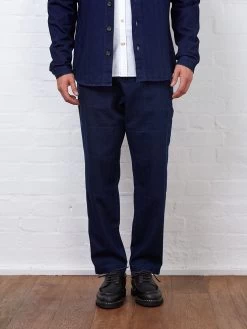 Judo Trousers Faye Indigo Blue 14 Judo Trousers Faye Indigo Blue -Oliver Spencer Store FAYE INDIGO Crop