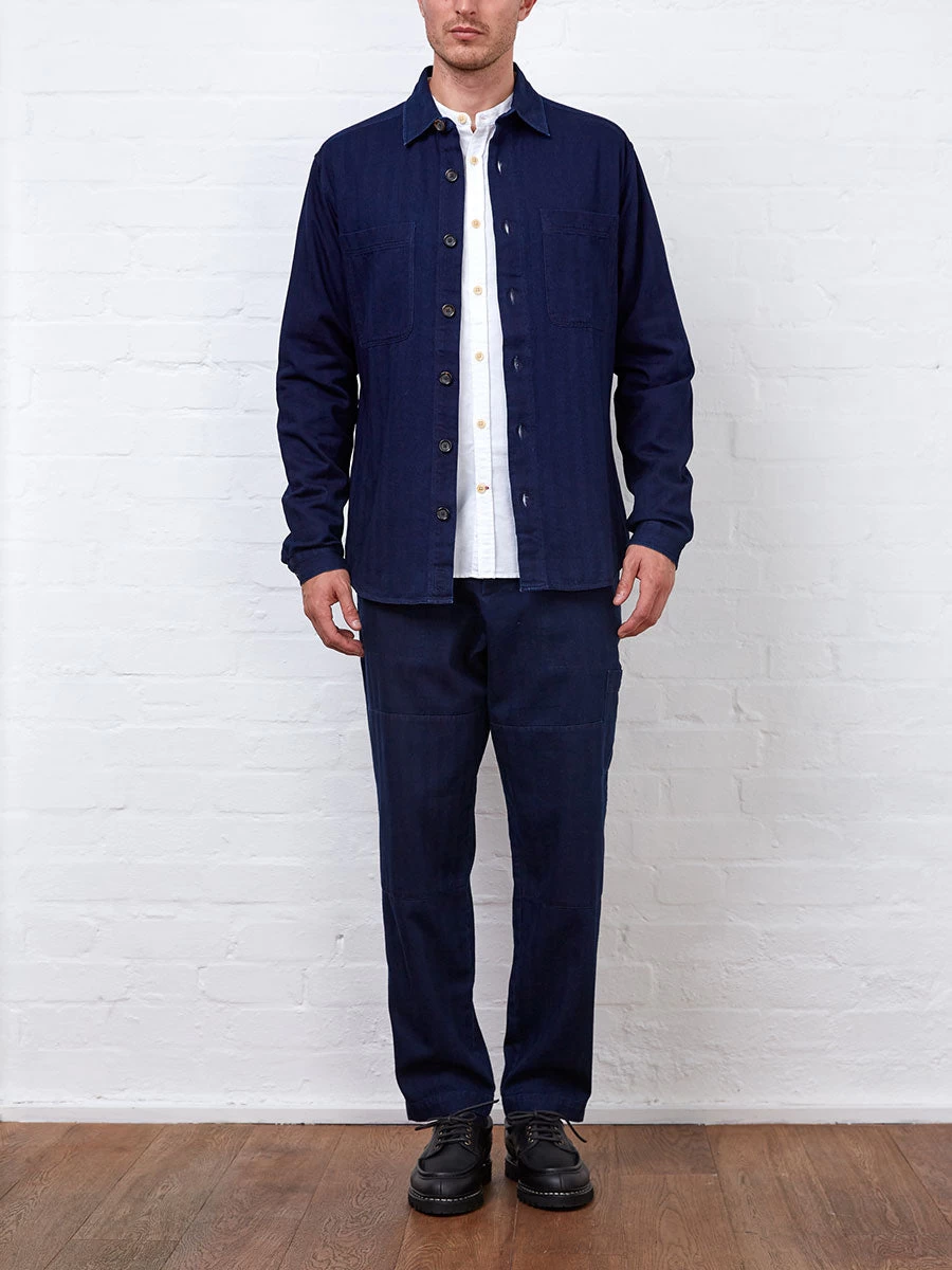 Judo Trousers Faye Indigo Blue 2 Judo Trousers Faye Indigo Blue - Image 2