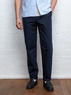 Fishtail Trousers Ellbridge Navy -Oliver Spencer Store FISHTAILTROUSERSELLBRIDGENAVY12copy