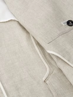 Double-Breasted Jacket Davidson Sand -Oliver Spencer Store FlatOSMJ289aDoubleBreastedJacketDAV01SANDavidsonSand3