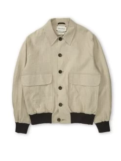 Oliver Spencer Store 15 Linfield Bomber Jacket Coney Sand