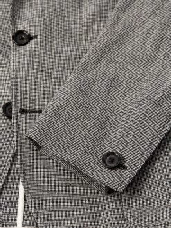 Black/White Rackfield Mansfield Suit -Oliver Spencer Store FlatOSMJ352MansfieldJacketRAC01BLWRackfieldBlackWhite2 ee40acd1 011e 4c13 b9bd fe8092726fee