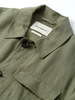 Hythe Jacket Coney Green -Oliver Spencer Store FlatOSMJ362HytheJacketCON01GRNConeyGreen1