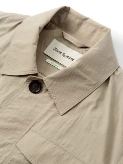 Hythe Jacket Penpol Stone 8 Hythe Jacket Penpol Stone -Oliver Spencer Store FlatOSMJ362HytheJacketPEN01STOPenpolStone1