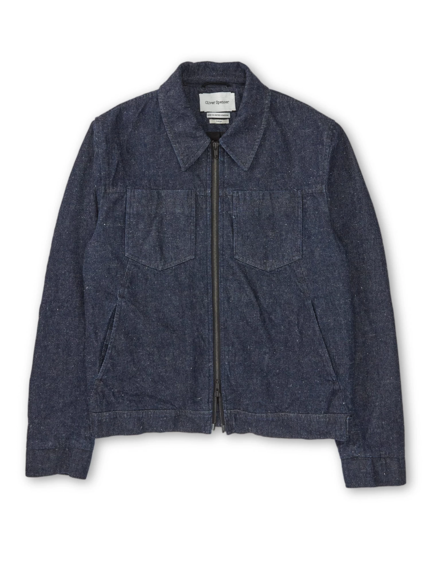 Norton Jacket Burnham Denim Indigo Blue 1 Norton Jacket Burnham Denim Indigo Blue