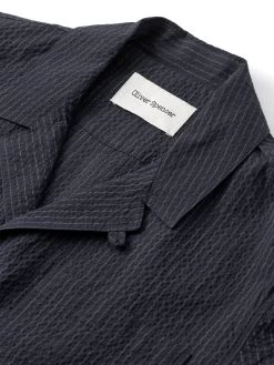 Bradwell Jacket Granville Navy -Oliver Spencer Store FlatOSMJ365BradwellJacketGRA01NAVGranvilleNavy1