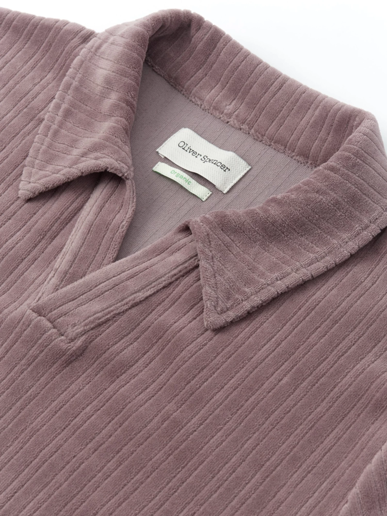 Austell Short Sleeve Polo Shirt Willow Mauve 3 Austell Short Sleeve Polo Shirt Willow Mauve - Image 3