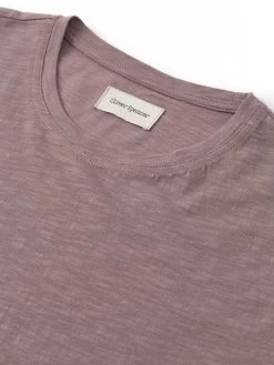 Conduit T-Shirt Hawley Mauve -Oliver Spencer Store FlatOSMK580ConduitTShirtHAW01MAUHawleyMauve1
