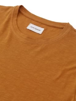 Conduit T-Shirt Hawley Ochre -Oliver Spencer Store FlatOSMK580ConduitTShirtHAW01OCHHawleyOchre1