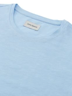 Conduit T-Shirt Hawley Sky Blue 8 Conduit T-Shirt Hawley Sky Blue -Oliver Spencer Store FlatOSMK580ConduitTShirtHAW01SKBHawleySkyBlue1