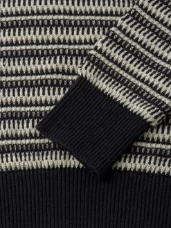 Blenheim Jumper Riverton Navy 9 Blenheim Jumper Riverton Navy -Oliver Spencer Store FlatOSMK637dBlenheimJumperRIV01NAVRivertonNavy2