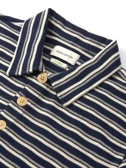 Tabley Polo Shirt Braemar Navy -Oliver Spencer Store FlatOSMK689cTableyPoloShirtBRA01NAVBraemarNavy1