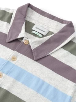 Tabley Polo Shirt Tawford Multi -Oliver Spencer Store FlatOSMK689cTableyPoloShirtTAW01MULTawfordMulti1