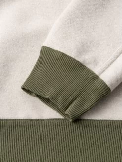 Reversible Sweatshirt Ruddock Green -Oliver Spencer Store FlatOSMK738ReversibleSweatshirtRUD01GRNRuddockGreen6