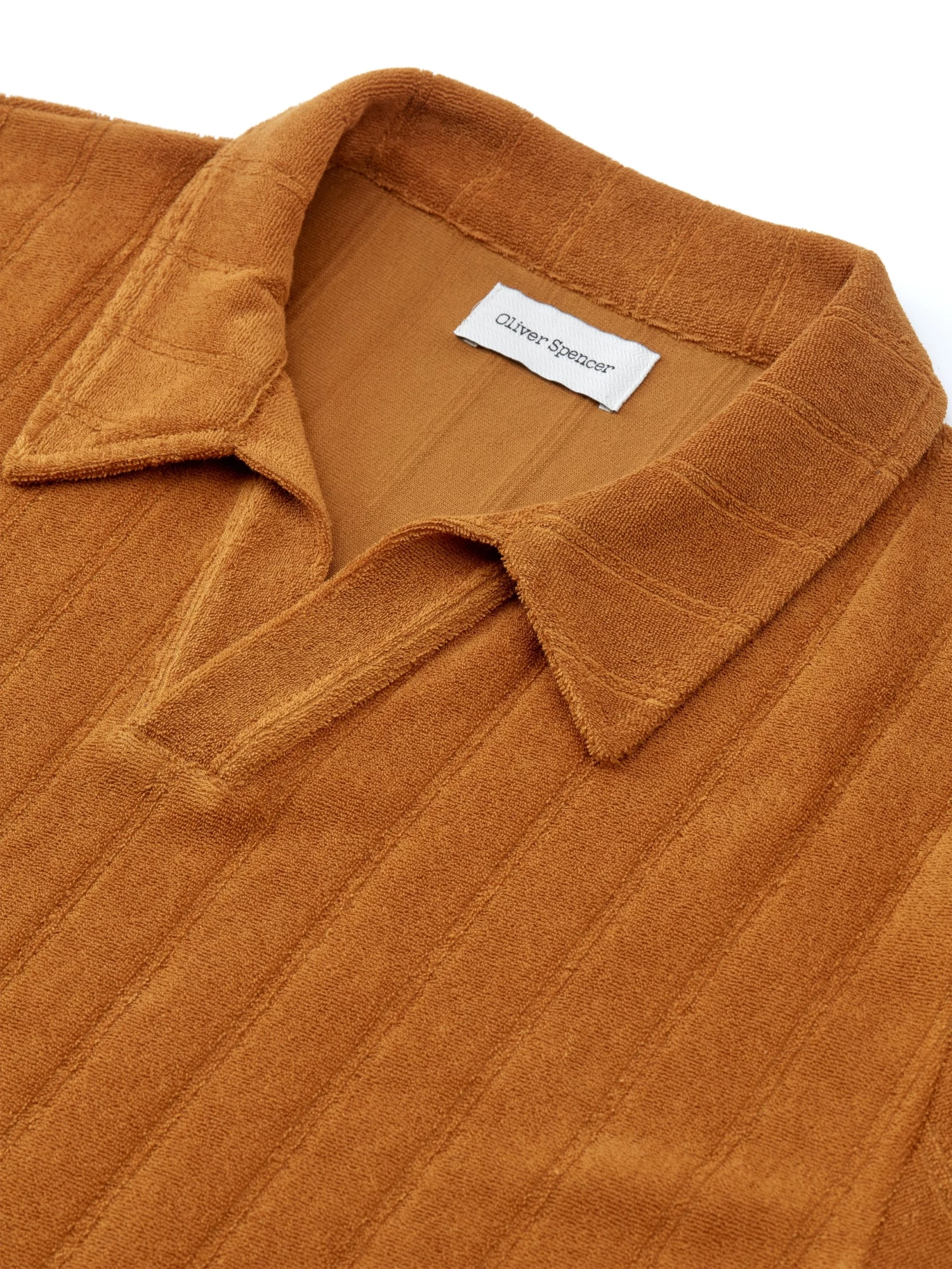 Austell Short Sleeve Polo Shirt Haywood Ochre 3 Austell Short Sleeve Polo Shirt Haywood Ochre - Image 3