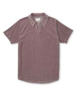 Austell Short Sleeve Polo Shirt Willow Mauve