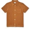 Ashby Short Sleeve Jersey Shirt Haywood Ochre