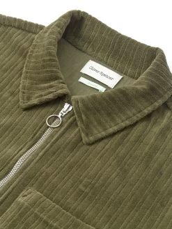 Bradstone Jersey Jacket Willow Green -Oliver Spencer Store FlatOSMK742BradstoneJerseyJacketWIL01GRNWillowGreen1