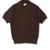 Short Sleeve Penhale Polo Shirt Tamar Brown