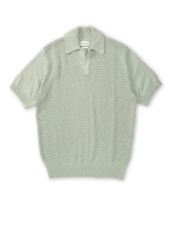 Short Sleeve Penhale Polo Shirt Tamar Pale Green