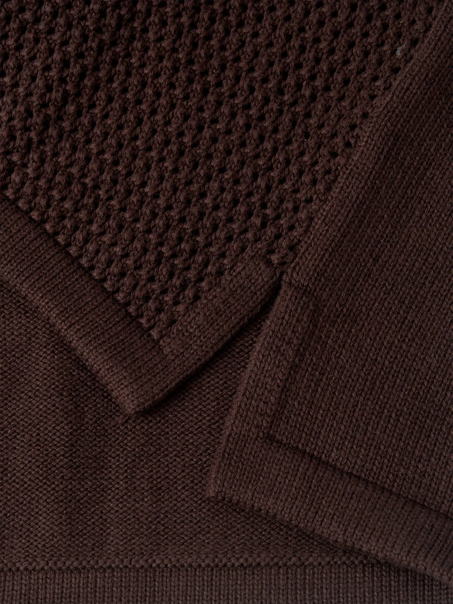 Short Sleeve Mawes Knitted Shirt Tamar Brown 4 Short Sleeve Mawes Knitted Shirt Tamar Brown - Image 4