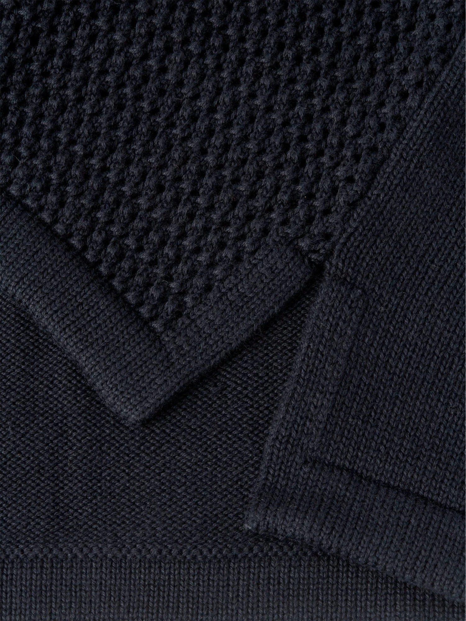 Short Sleeve Mawes Knitted Shirt Tamar Navy 4 Short Sleeve Mawes Knitted Shirt Tamar Navy - Image 4