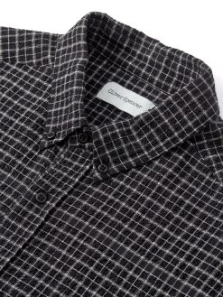 Brook Shirt Priory Black -Oliver Spencer Store FlatOSMS162BrookShirtPRI01BLKPrioryBlack1