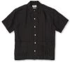 Cuban Short Sleeve Shirt Arnold Black