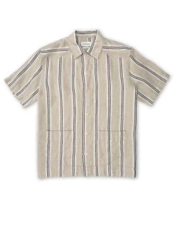 Cuban Short Sleeve Shirt Loughlin Sand