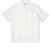 Cuban Short Sleeve Shirt Medley White