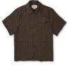 Short Sleeve Safari Shirt Sampson Brown