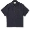 Short Sleeve Safari Shirt Sampson Navy
