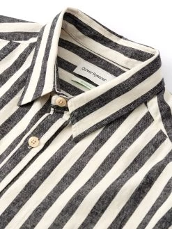 New York Special Shirt Elgar Black/White -Oliver Spencer Store FlatOSMS200dNewYorkSpecialShirtELG01BLWElgarBlackWhite1