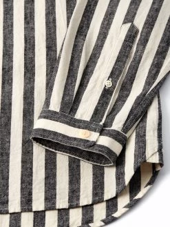 New York Special Shirt Elgar Black/White -Oliver Spencer Store FlatOSMS200dNewYorkSpecialShirtELG01BLWElgarBlackWhite2