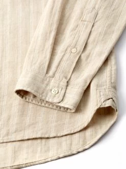 Clerkenwell Tab Shirt Randal Cream 9 Clerkenwell Tab Shirt Randal Cream -Oliver Spencer Store FlatOSMS66aClerkenwellTabShirtRAN01CRERandalCream2