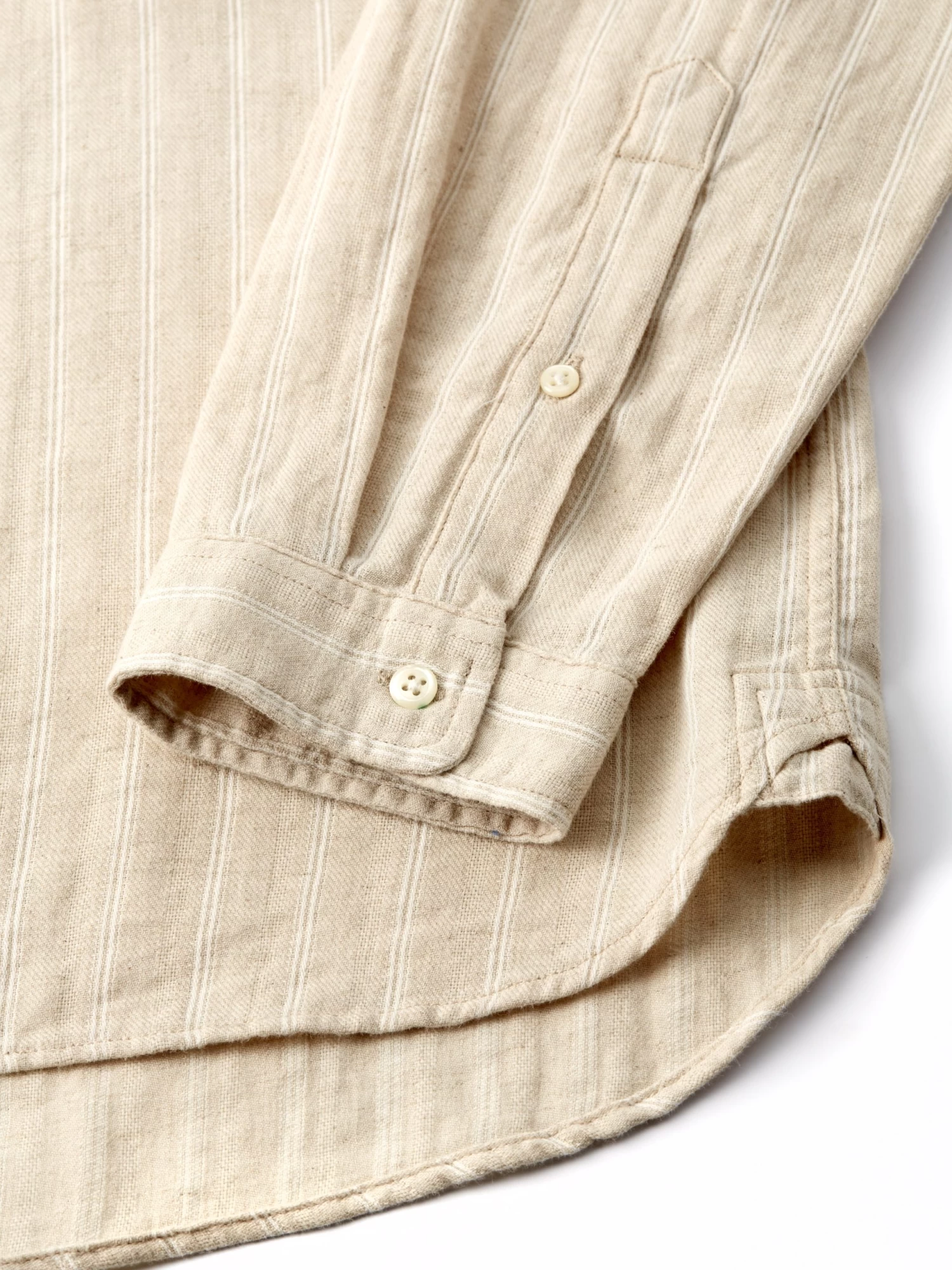 Clerkenwell Tab Shirt Randal Cream 4 Clerkenwell Tab Shirt Randal Cream - Image 4