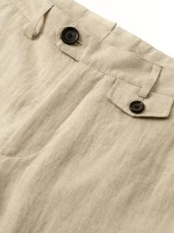 Fishtail Trousers Coney Sand 11 Fishtail Trousers Coney Sand -Oliver Spencer Store FlatOSMT20dFishtailTrousersCON01SANConeySand1