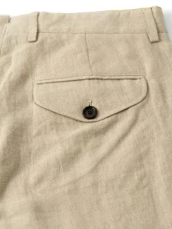 Fishtail Trousers Coney Sand 13 Fishtail Trousers Coney Sand -Oliver Spencer Store FlatOSMT20dFishtailTrousersCON01SANConeySand3