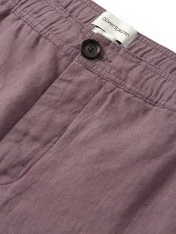 Osborne Drawstring Shorts Coney Mauve 10 Osborne Drawstring Shorts Coney Mauve -Oliver Spencer Store FlatOSMT64DrawstringShortsCON01MAUConeyMauve1