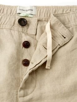 Osborne Drawstring Shorts Coney Sand 8 Osborne Drawstring Shorts Coney Sand -Oliver Spencer Store FlatOSMT64DrawstringShortsCON01SANConeySand2