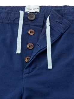 Osborne Drawstring Shorts Kildale Indigo Rinse -Oliver Spencer Store FlatOSMT64OsborneDrawstringShortsKIL01INRKildaleIndigoRinse2