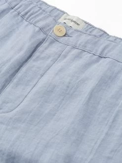 Osborne Drawstring Shorts Drescher Blue -Oliver Spencer Store FlatOSMT64OsborneShortsDRE01BLUDrescherBlue1