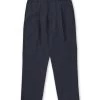 Morton Pleated Trousers Granville Navy