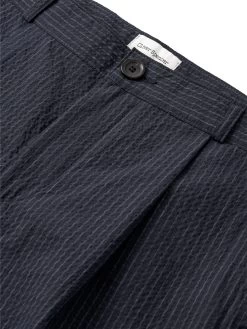 Morton Pleated Trousers Granville Navy -Oliver Spencer Store FlatOSMT68MortonTrousersGRA01NAVGranvilleNavy1