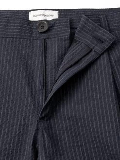 Morton Pleated Trousers Granville Navy -Oliver Spencer Store FlatOSMT68MortonTrousersGRA01NAVGranvilleNavy2