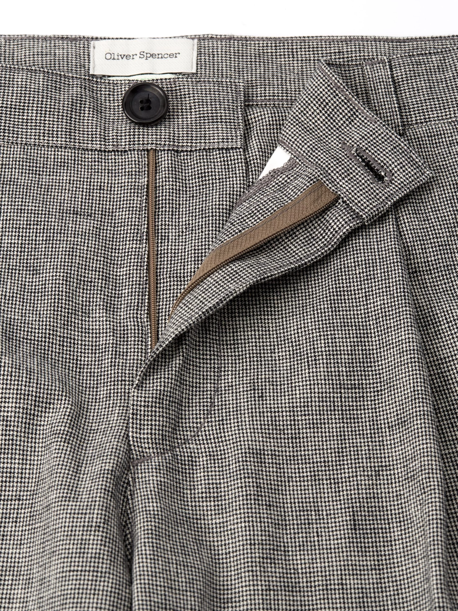 Morton Pleated Trousers Rackfield Black/White 5 Morton Pleated Trousers Rackfield Black/White - Image 5