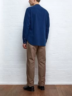 Grandad Shirt Kildale Indigo Rinse -Oliver Spencer Store GRANDADSHIRTKILDALEINDIGORINSE11