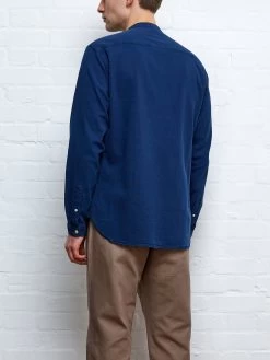 Grandad Shirt Kildale Indigo Rinse -Oliver Spencer Store GRANDADSHIRTKILDALEINDIGORINSE11copy