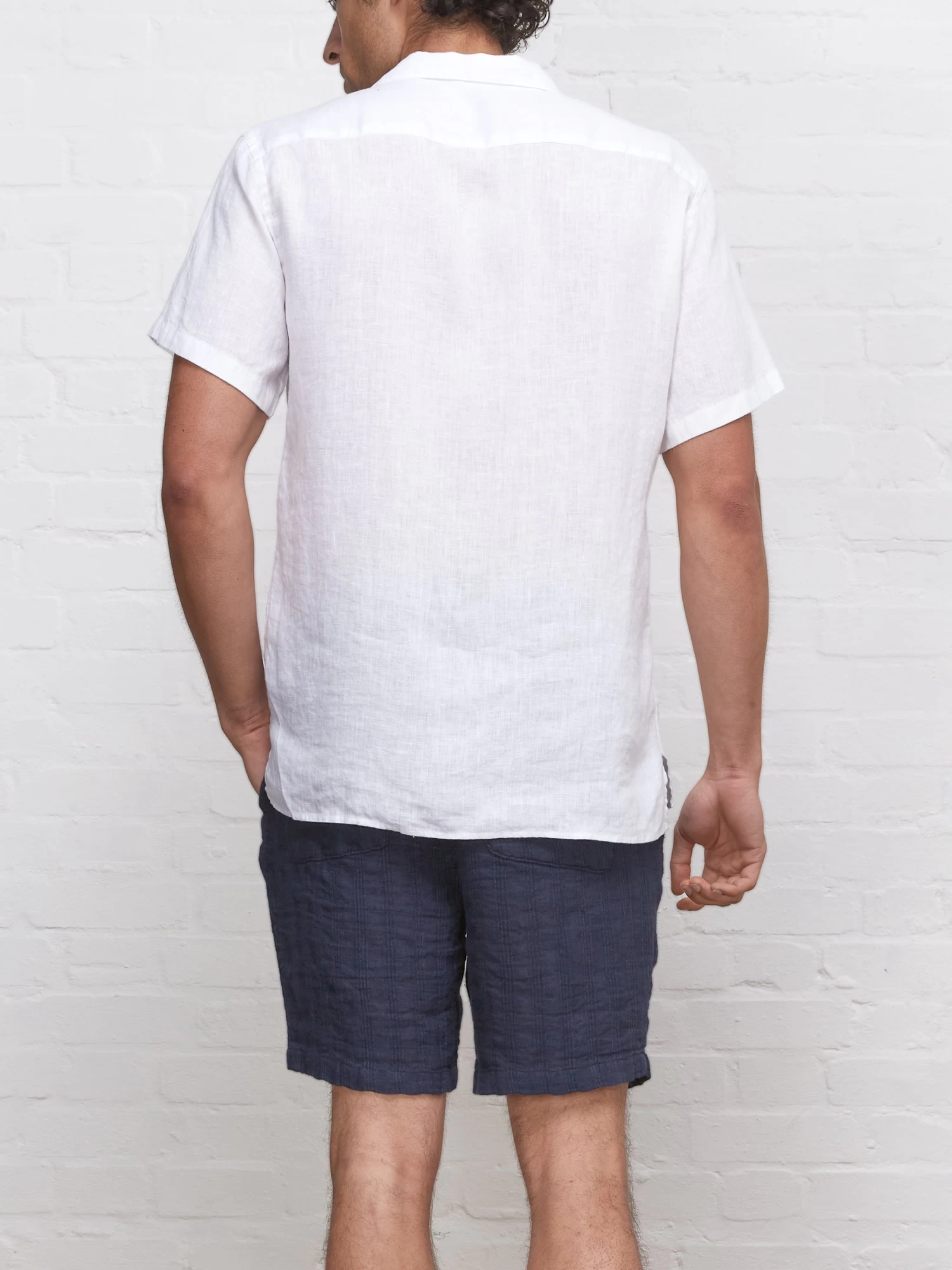 Havana Short Sleeve Shirt Bridford White 6 Havana Short Sleeve Shirt Bridford White - Image 6